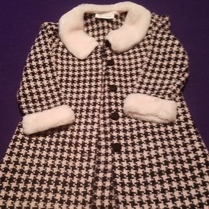 Toddler girls long woven jacket